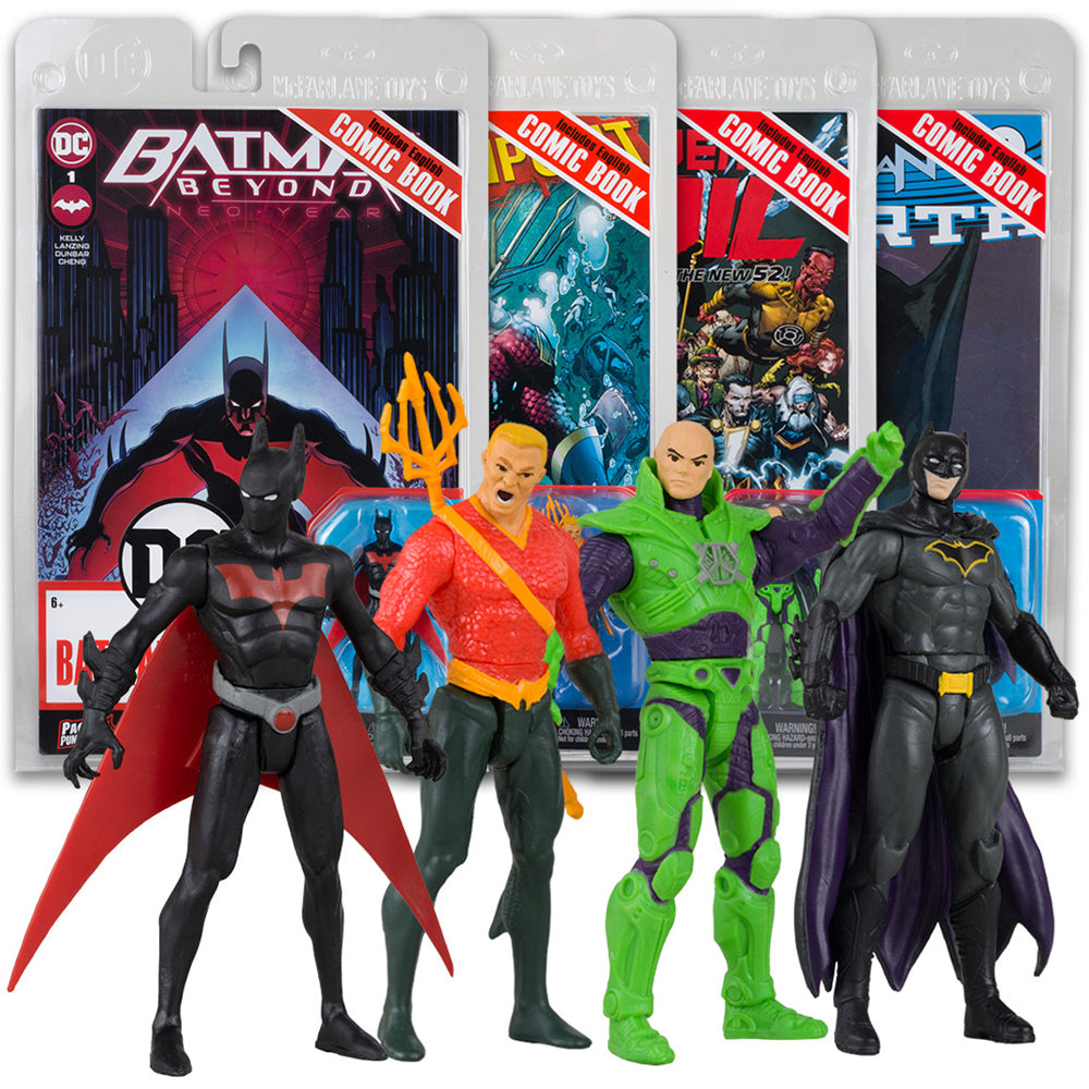 DC Page Punchers Wave 3 Bundle w/Comics (4) 3" Figures