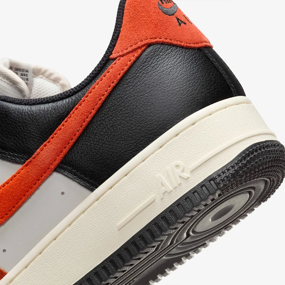 Nike Air Force 1 ’07 LV8 HQ4987-010 White Orange Black Men’s Sneakers