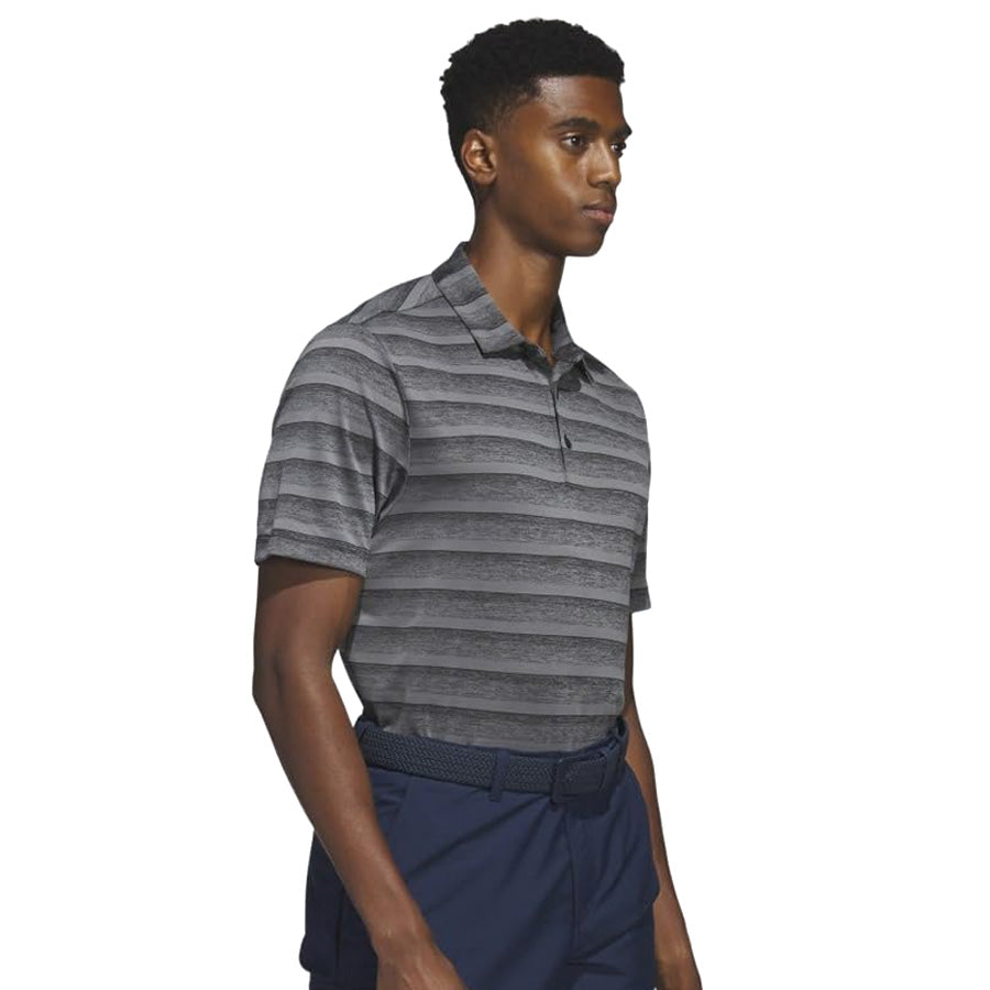 Men's Polo Shirt Two-Color Striped Golf