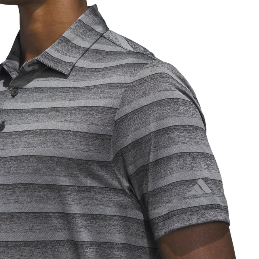 Men's Polo Shirt Two-Color Striped Golf