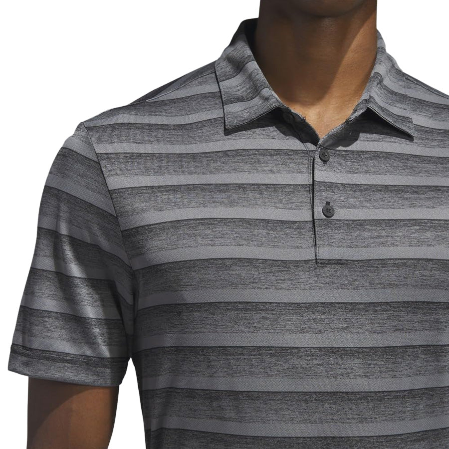 Men's Polo Shirt Two-Color Striped Golf