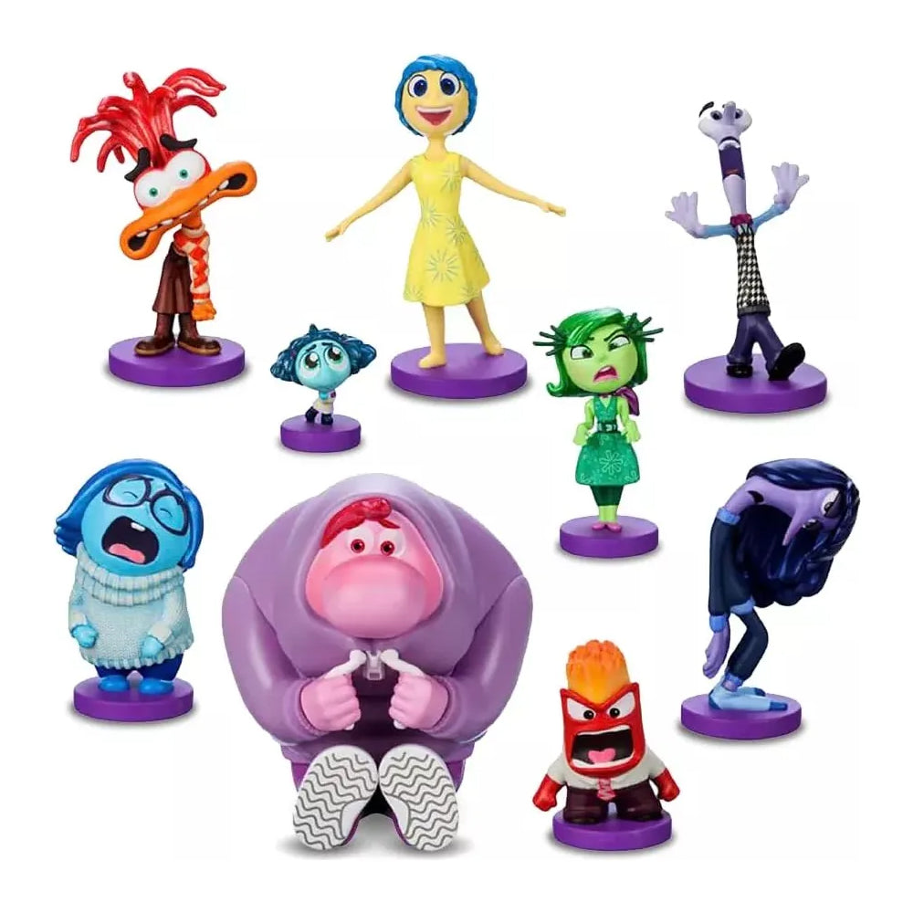 Disney Store Inside Out 2 Deluxe Emotion Figure Set