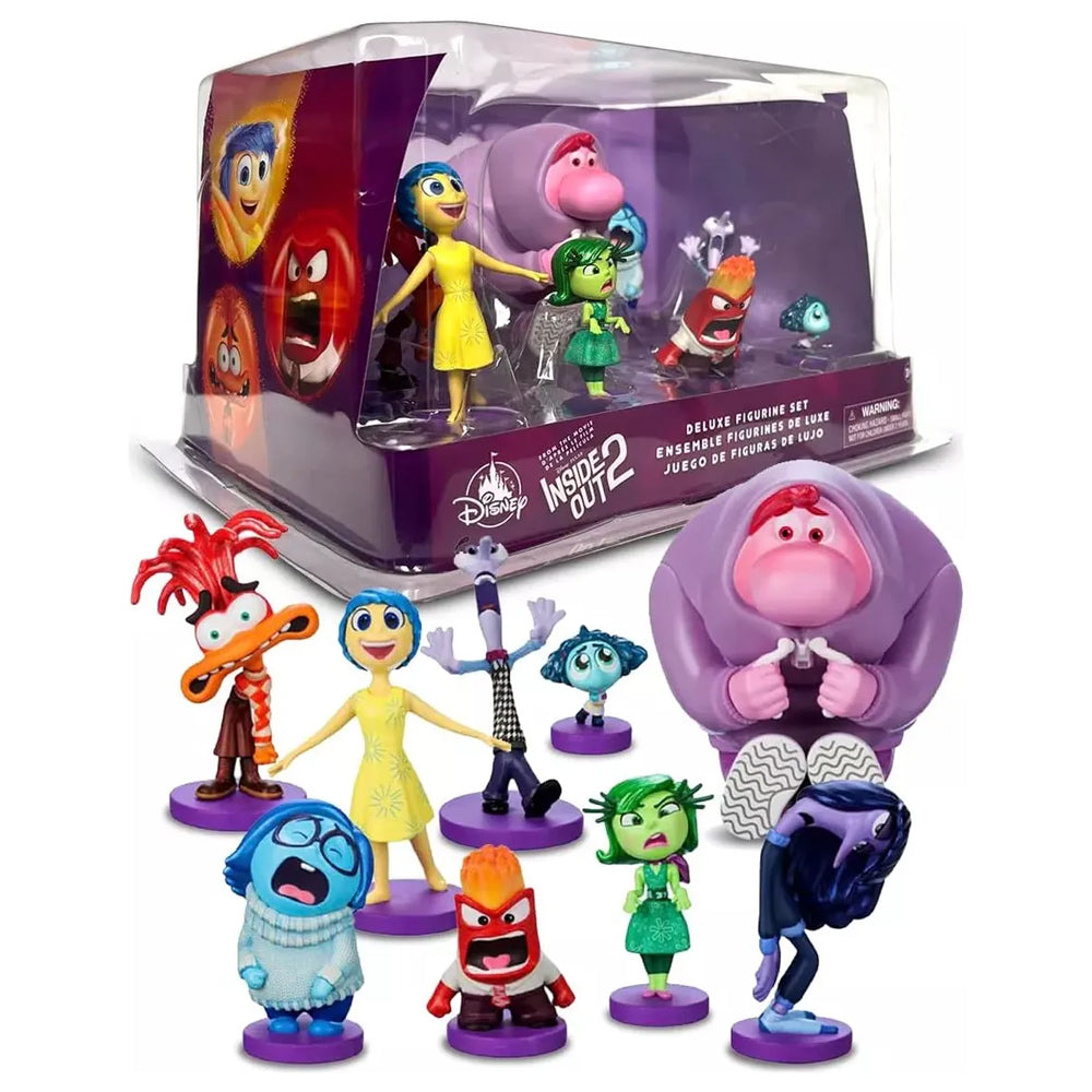 Disney Store Inside Out 2 Deluxe Emotion Figure Set