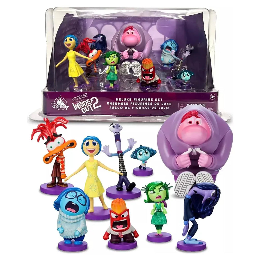 Disney Store Inside Out 2 Deluxe Emotion Figure Set