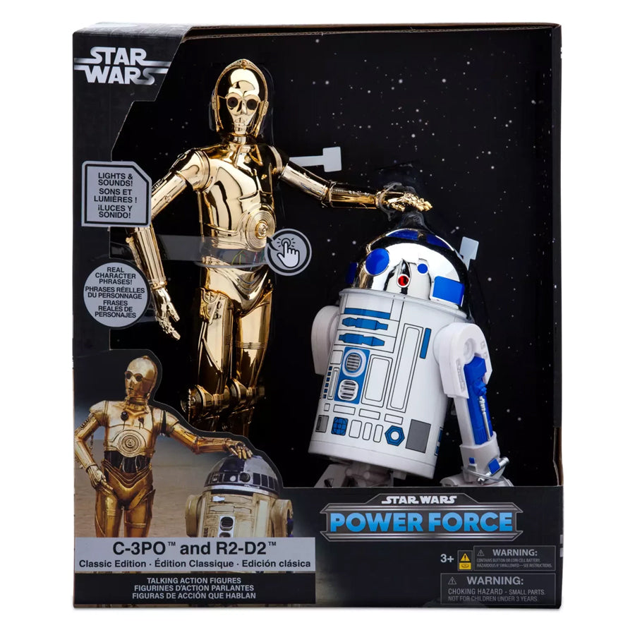 Star Wars Power Force C-3PO and R2-D2 Talking Action Figure 2-Pack