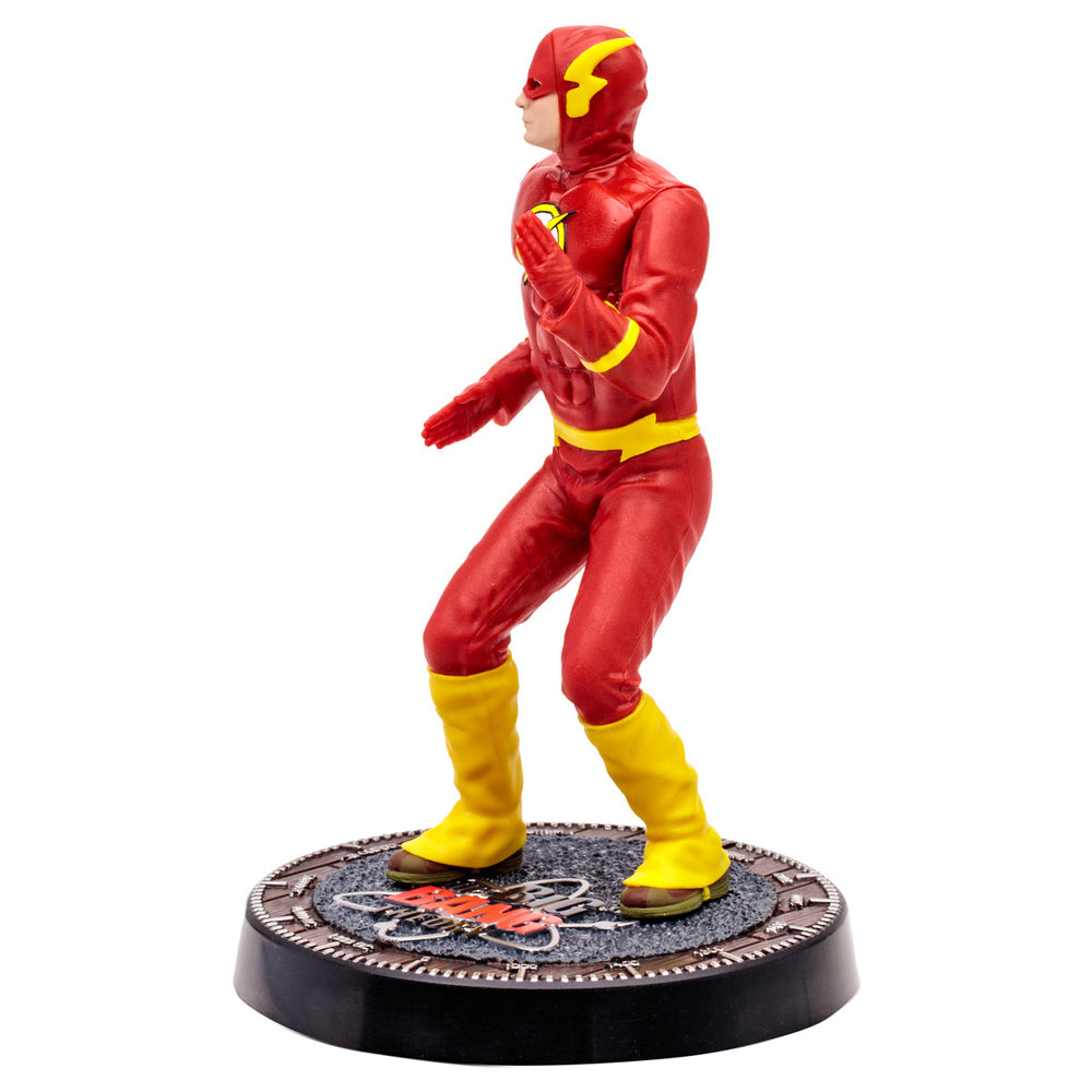 Sheldon Cooper as Flash from The Big Bang Theory (WB 100: Movie Maniacs) 6" Posed Figure