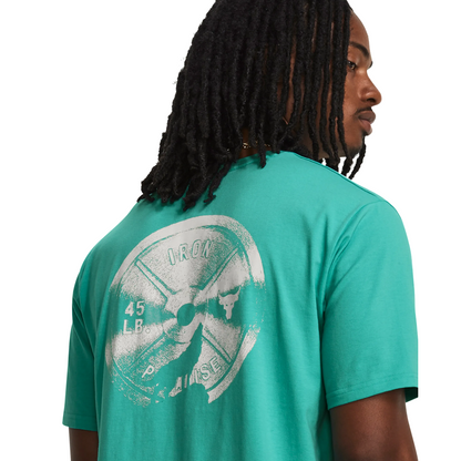 Men's T-Shirt Under Armour Project Rock Night Crew Ss