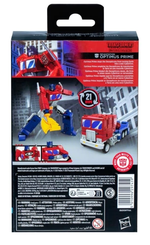 Transformers Studio Series Devastation Optimus Prime Action Figure G0620