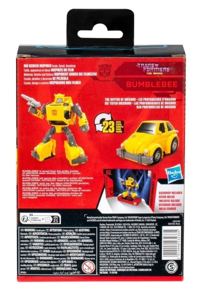 Transformers Bumblebee Hasbro G0220 Articulated Collectible Figure