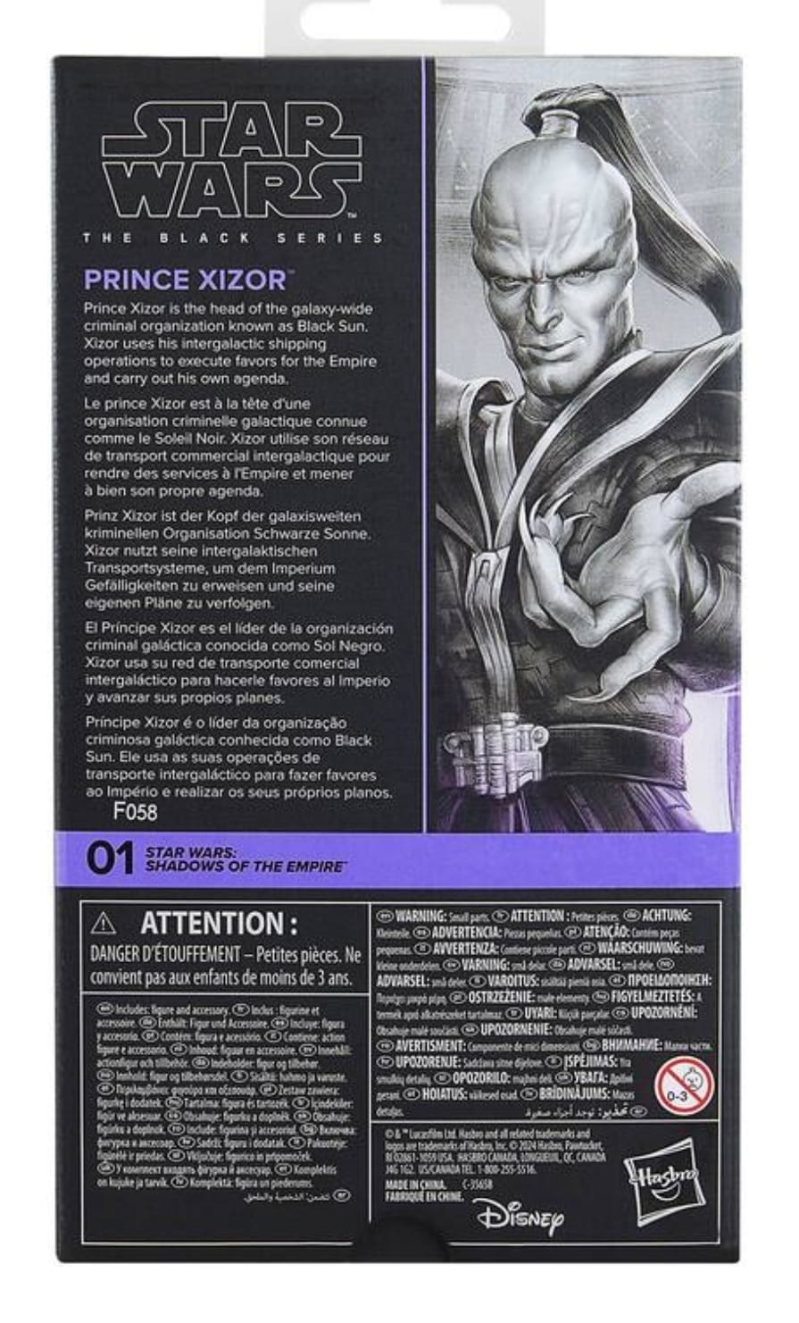 Star Wars The Black Series Prince Xizor G0882
