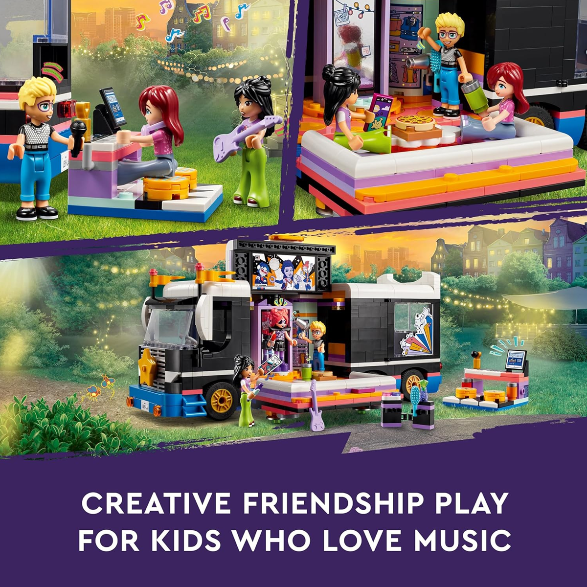 LEGO Friends Pop Star Tourbus Vehicle Building Kit