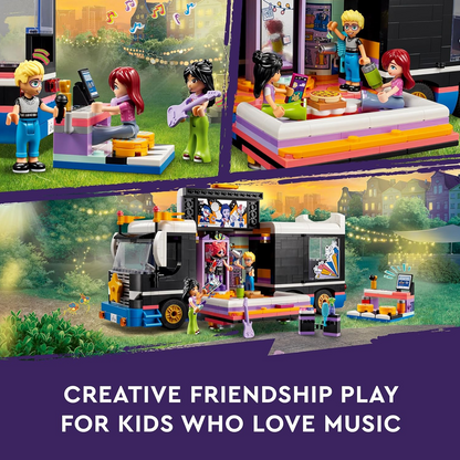 LEGO Friends Pop Star Tourbus Vehicle Building Kit
