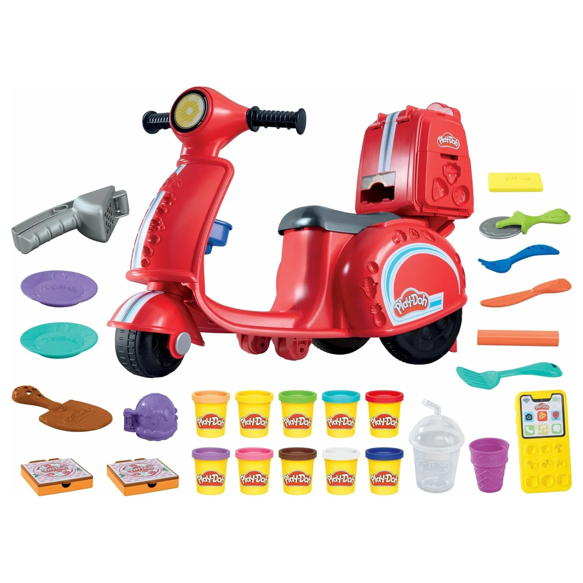 Pizza Delivery Scooter Playset Play-doh Hasbro