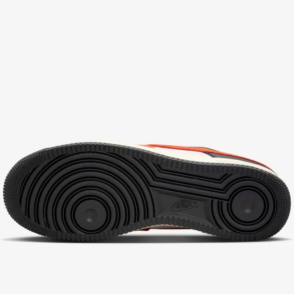 Nike Air Force 1 ’07 LV8 HQ4987-010 White Orange Black Men’s Sneakers