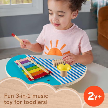 Fisher-Price Toddler Toy Wooden Musical Table