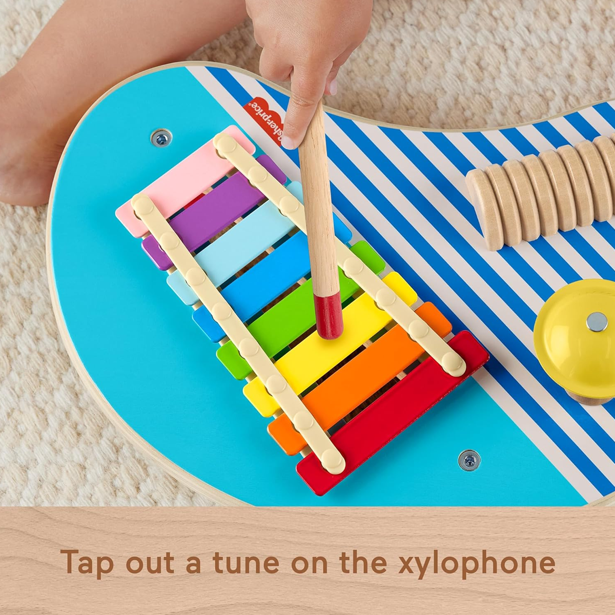 Fisher-Price Toddler Toy Wooden Musical Table