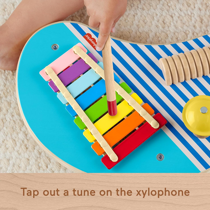 Fisher-Price Toddler Toy Wooden Musical Table
